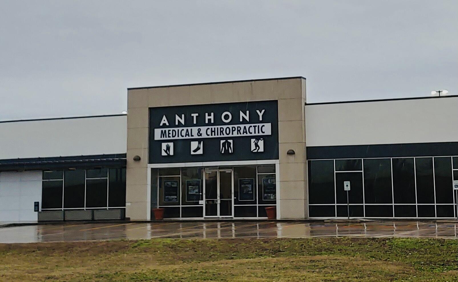 Exterior of an Anthony Medical & Chiropractic Center clinic in Central Texas
